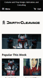 Mobile Screenshot of darthcleavage.com